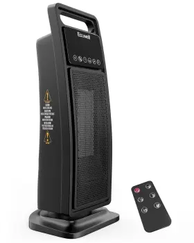 1500w Ecowell 810018929848 21 Inch Tower Heater Fast Heating Ceramic With Remote Space
