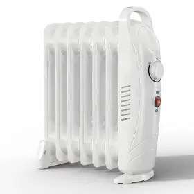 Edendirect 453958682024 700-watt White Electric Oil-filled Radiator Space Heater Without Verheat