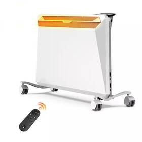 Edendirect 711181498134 1500 W 16.26 In Electric Ceramic Convection Space Heater White With Tip-over