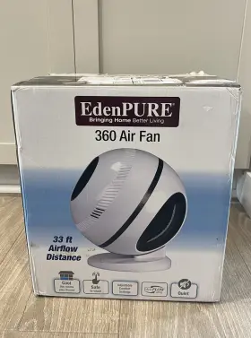 A5728 Edenpure 827463002989 Eden Pure 360 Air Fan Model New