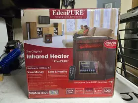 1500w Edenpure A4427 Signature Quartz Infrared Portable Heater -no Remote
