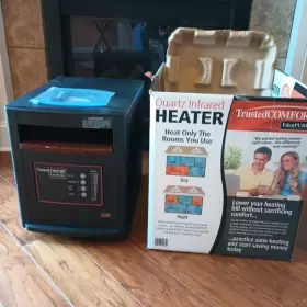 1500w Edenpure A5093 Quartz Infrared Heater With Remote Model 16.25x13.25x19 Inch