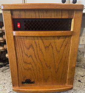 Edenpure Stw1500 Sun Twin Quartz Infrared Portable Heater Wood Tested Euc