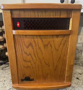 Stw1500 Edenpure Sun Twin Quartz Infrared Portable Heater Wood Tested Euc