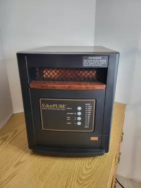 Usa1000 Edenpure Gen4 Model Portable Quartz Infrared Heater 1500w With Wheels