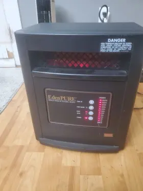 Usa750 Edenpure Quartz Infrared Portable Heater 1325w No Remote