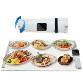 S-501 Edicc Electric Warming Tray With 5 Adjustable Temperature Control Foldable And Por