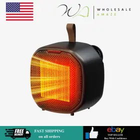 57hdk7w5 Electactic Portable Ceramic Space Heater With Thermostat 1500w Indoor Electric