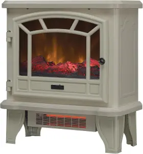 Dfi-550-39 Electric Infrared Quartz Fireplace Stove Heater Cream