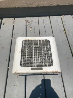1320 Electromode Wj13 Vintage Wall Mount Heater Model Watts 110 Volts