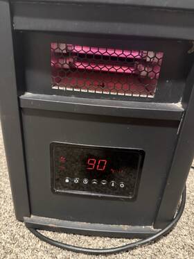 Element 691197749683 Duraflame 1500-watt Infrared Quartz Cabinet Electric Space Heater