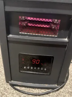 Element 691197749683 Duraflame 1500-watt Infrared Quartz Cabinet Electric Space Heater