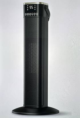 Embilis Hd910r Indoor Space Heater 1500w Ptc Ceramic Thermostat Oscillating Timer