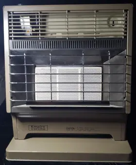 0630500 Empire Corcho Natural Gas Infrared Vent Free Wall Space Heater Excellent Works