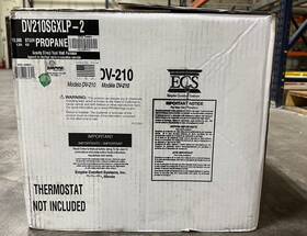 Empire Dv210sgx-2lp Dv-210sgx-2 10 000 Btu Direct Vent Propane Heater
