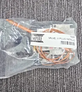R2351 Empire Gas Valve With Plug For Vent-free Heaters Ng Or Lpg