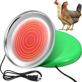 Endlessaislesstore Heater-156 Chicken Water Heater For Winter 110v 38w Surface Temperature Of The Heat