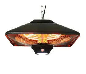 Hea-21288ledblk Energ 1500-watt Infrared Hanging Electric Outdoor Heater