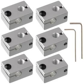 Eplzon Ep-e3d-mk 3d Printer Hotend Heater Block Volcano Apply To E3d V6 Ht-ntc10