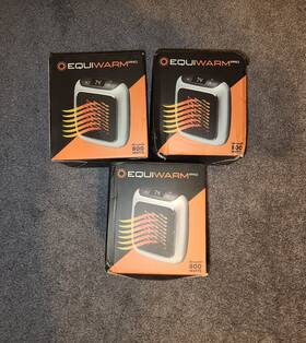 Equiwarm 8858fe This Is A Lot Of 3 Space Heaters-new In Box-800 Watt With Remote Control
