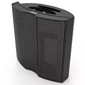 1500w Evo 744110795660 10 Inch Twin Ceramic Electric Fan Heater With 5 Heat Settings Cutoff Switc