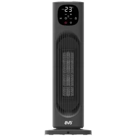 Evo 860011378143 Digital Tower Ceramic Heater With Remote Control Automatically Conserves