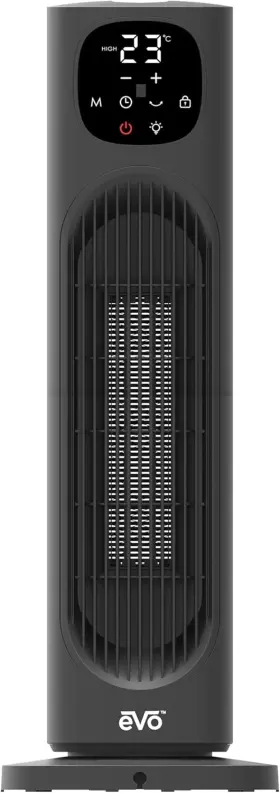 Hlcth750 Evo Digital Tower Ceramic Heater Remote Automatically Conserves Energy