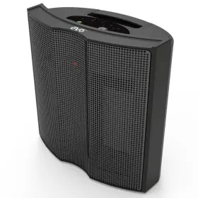 Hltch610 Evo 1500w 10 Inch Twin Ceramic Electric Fan Heater With 5 Heat Settings Cutoff And