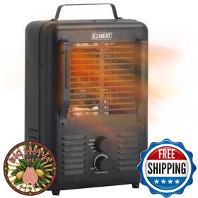 Ez-heat B0dcp83q61 Ez-heat 1 500-watt Portable Milkhouse Style Utility Space Heater With Adjustable