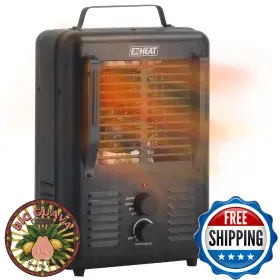 B0dcp83q61 Ez-heat 1 500-watt Portable Milkhouse Style Utility Space Heater With Adjustable