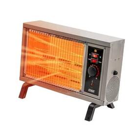 Ez Heat Fw550-15a Portable Electric Indoor Radiant Wire Element Space Heater - Gray