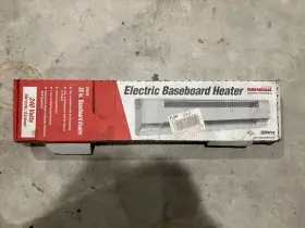 F25426 Fahrenheat Standard Electric Baseboard Heater - White