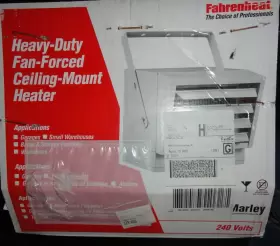 Fuh54b Fahrenheat Fuh54 Marley Heavy Duty Fan Forced Ceiling Mount Heater 240 Volts