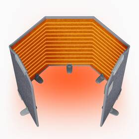 Faykoncen 607988092951 Under Desk Heater For Office Foldable Foot Warmer With 12h Timer