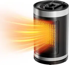 Gd9215ad1-1565 Feculs Official Space Heater Portable Electric With Knob 9.81 Inch Mechanical