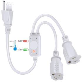 Feekoon Dc-feekoon-135 Thermostatically Controlled Outlet On At 32 F/off 50 F Plug In