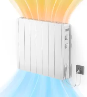 Hkwh002-1500w-5 Fierscial 1500w Electric Panel Wall Heater Plug-in Smart Convection Space Heaters