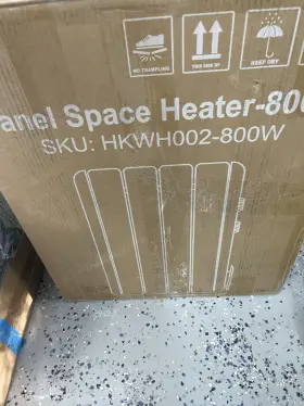 Hkwh002-800w-f1 Fierscial 800w Electric Panel Wall Heater Plug-in Smart Convection Space For Inch