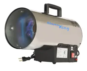 Flame King 850015730757 60 000 Btu Portable Propane Forced Air Heater Garage Jobsite New