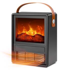 Flame&shade B0fn3h79vb Flame&shade Flameshade Portable Electric Fireplace Heater For Indoor Use Fire