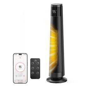 Flanur 978318320612 1500w Ptc Ceramic Smart Space Heaters For Indoor Use Portable Heater With Re