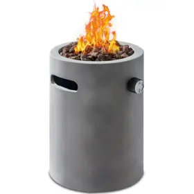 Srgf22015 Four Seasons Courtyard 10 000 Btu Inch Round Column Portable Gas Fire Pit