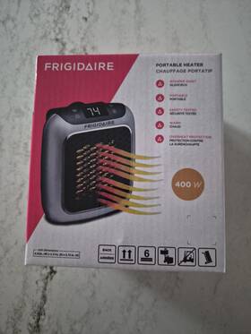 Frigidaire Fr-plght-450 Nib - Portable Heater 800 W Plug In