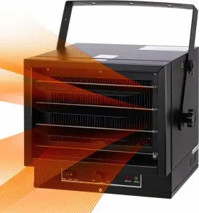 5000w Garvee 313034023021 Electric Garage Heater 240v Compact Digital Fan-forced Ceiling Mount Heat