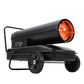 Garvee 629833421952 125 000 Btu Kerosene Forced Air Space Heater With Thermostat 10 Gal Tank And Wheel