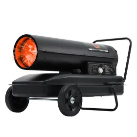Garvee 629833508271 215 000 Btu Kerosene Forced Air Space Heater With Thermostat 13.2 Gal Tank And Wheel
