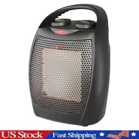 1500w Garvee 950000021380 Portable Electric Space Heater Hot Air Fan With Tip-over Overheat Protection