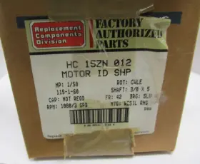 Hc15zn012 Ge Motor New 1/50 Hp