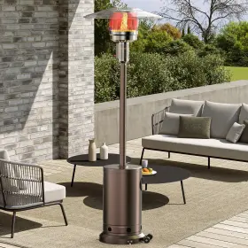 Gianna 717242942882 48 000 Btu Propane Patio Heater Comes With Double Heating Grid And 1/4