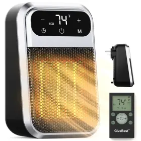 B0cgv41j9s Givebest Small Plug In Heater Digital Display Bathroom Heaters For Indoor Use